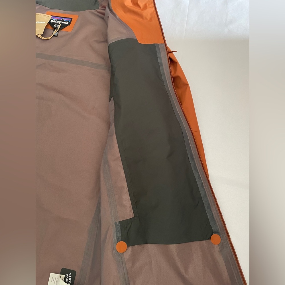 $230 Patagonia Men's Boulder Fork Rain Jacket Size XXL Robin Brown SP25 - Picture 9 of 12